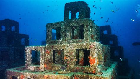 An artificial reef structure rings the building perimeter, consisting of a. JGSPG's Artificial Reefs Help Improve Biodiversity