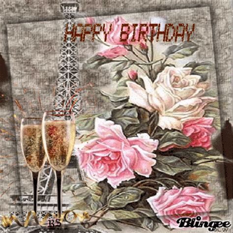 Champagne Roses Happy Birthday Pictures Photos And Images For Facebook Tumblr Pinterest