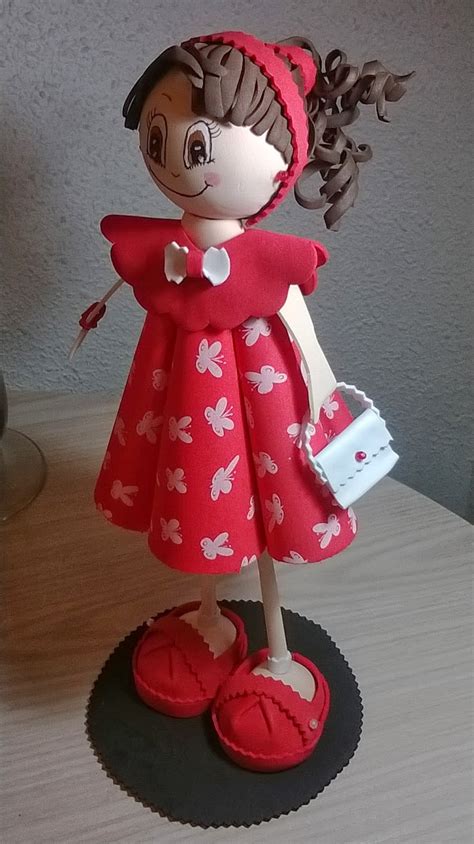 Me entraron unas ganas de hacerlos. DetallCrisManualidades: Muñecas Fofuchas Goma Eva