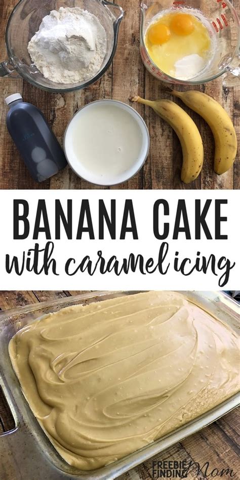Simple Banana Cake Recipe With Bonus Easy Caramel Icing Recipe
