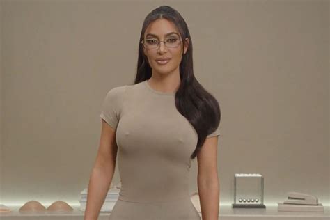 Kim Kardashian Models New Skims Bra With Built In Nipple Watch