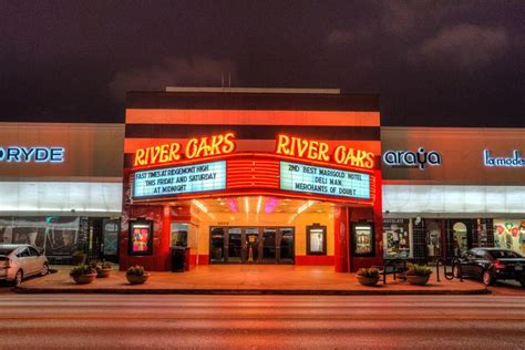 Settling down in our neck of the woods is hardly settling at all. River Oaks Theater, Houston, Texas. This 3-screen theater ...