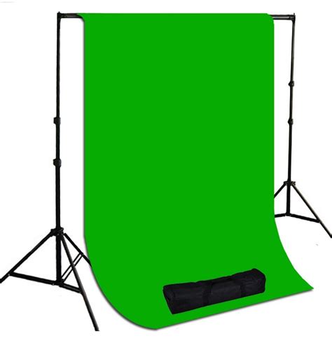 10 X 10 Ft Chromakey Green Muslin Photography Background With Stand