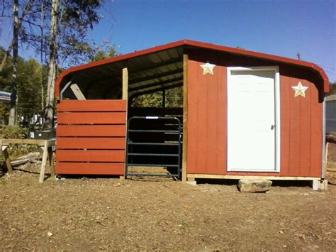 We also have many stylish design options to choose from! Barn made from a carport by myself and husband! 3 stalls ...