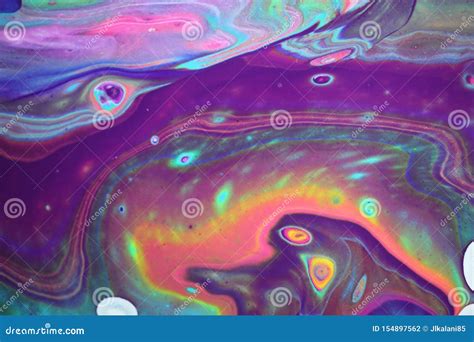 Vibrant Colors Form A Rainbow Effect In This Abstract Background Stock