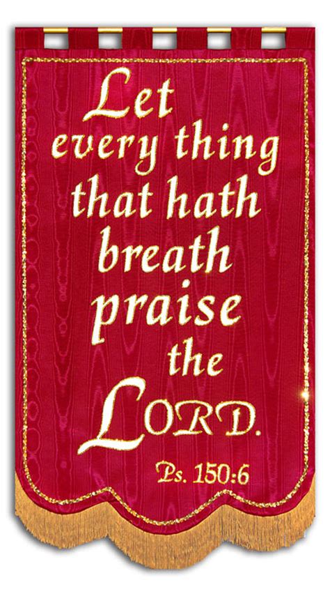 Let Everything That Hath Breath Psalm 1506 Bible Verse Banner