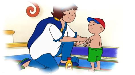 Funny Animated Cartoon Caillou Caillou Beats The Heat Animated