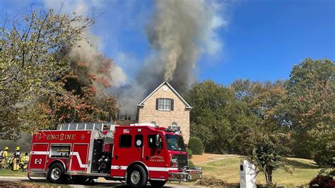 Fire Breached The Roof Of A Home On Fallswood Lane In Brentwood Sunday