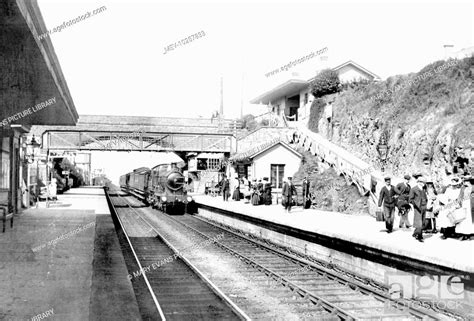 Liskeard The Railway Station 1907 Stock Photo Picture And Rights
