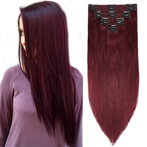 S Noilite Double Weft Clip In Human Hair Extensions High Quality Full