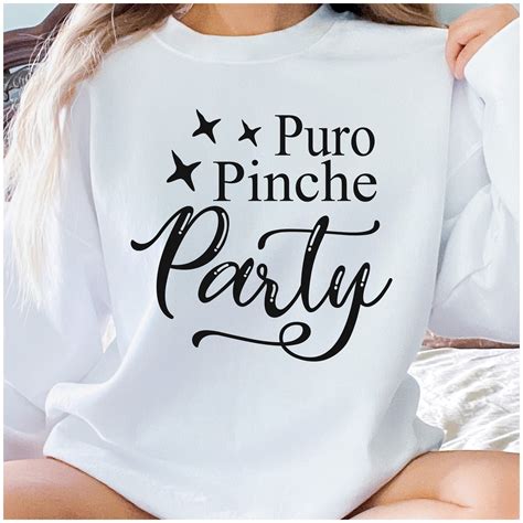 Puro Pinche Party Svg Png Funny Mom Shirt Mama Svg Party Etsy