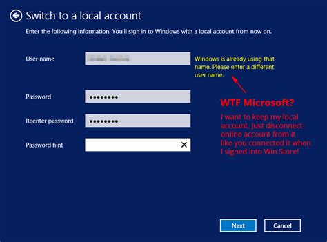 Navigate to settings > accounts > your info page. windows 8.1 - Disconnect Microsoft account from my local ...