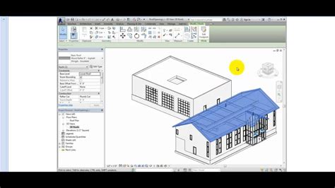 Autodesk Revit Structure 2014 Creating Roof Openings Youtube