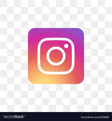 Instagram Social Media Icon Design Template Vector Image