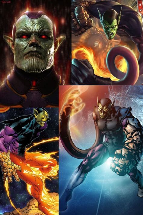 Super Skrull Comic Book Villains Marvel Villains Marvel Comic Universe