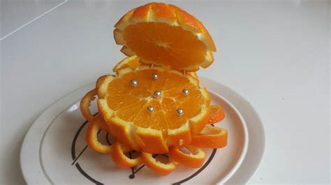 Nina Cuisine Facile Comment Décorer Une Orange Un Fruit Joliment