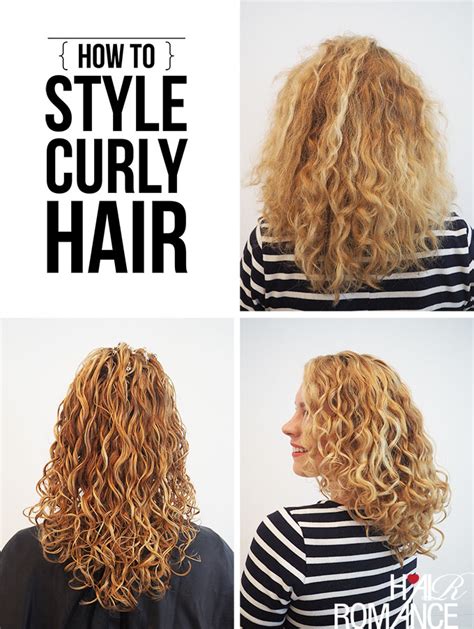 How To Style Curly Hair For Frizz Free Curls Video Tutorial Hair