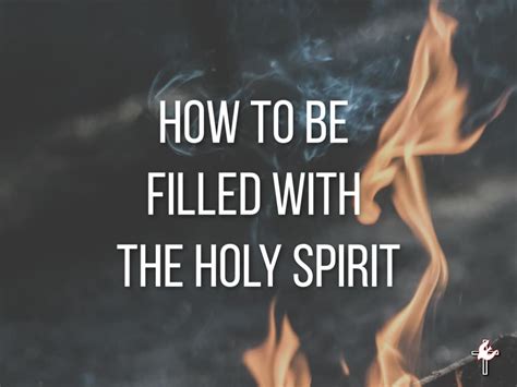 How To Be Filled With The Holy Spirit Presbyterian Reformed