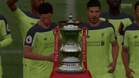 Fifa 17 Final Fa Cup Manchester United Liverpool Youtube