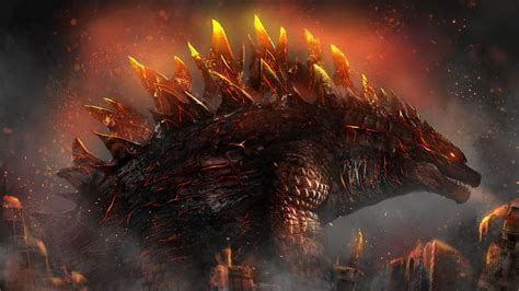 Black Godzilla With Fire On Eyes And 2560x1440 Flames Eyes Hd