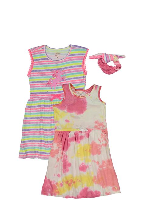 limited-too-limited-too-girls-printed-dresses-with-scrunchie,-2-pack,-sizes-4-12-walmart-com