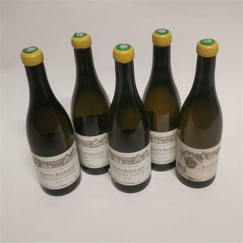 Lot 5 Bouteilles Saint Romain Vieilles Vignes Domaine De Bellene