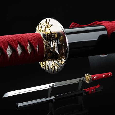 Handmade Bamboo Tsuba Japanese Ninjato Ninja Swords Samurai Swords With