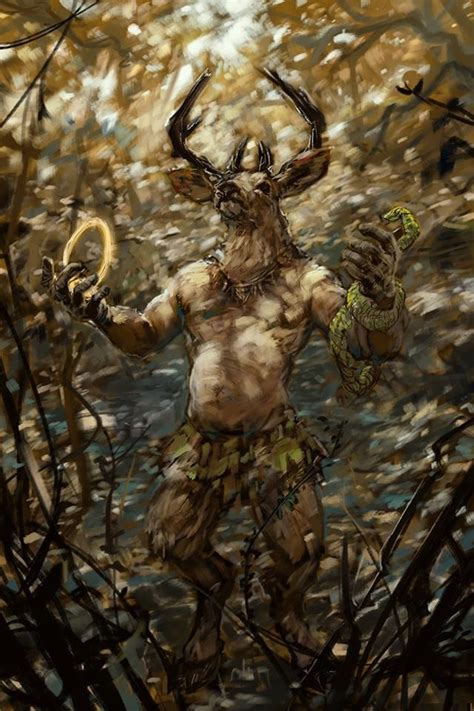 Cernunnos By Wahay Cernunnos Celtic Gods Herne The Hunter