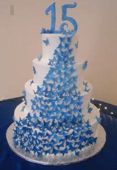 This is simple yet an adorable theme which one can go for. butterfly theme ideas for quinceanera | Quinceanera cakes ...