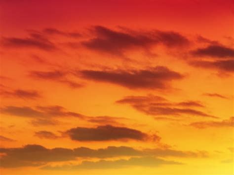 Anime Landscape Orange Red Sky At Sunset Anime Background