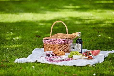 Healthy Outdoor Summer Or Spring Picnic Stock Image Image Of Feelings