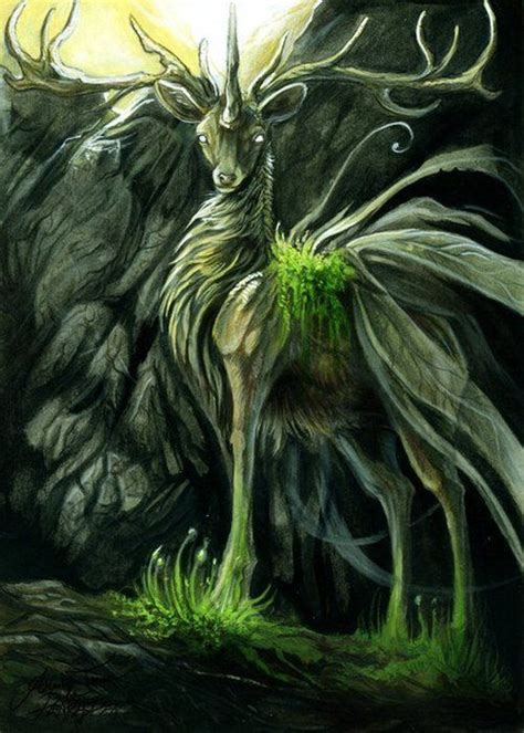 Nature Spirit Mythical Creatures Magical Creatures Mythical Animal