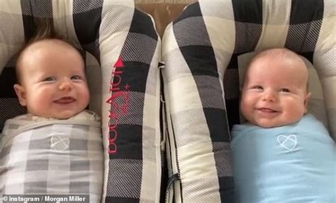 Bode Millers Wife Shares Adorable Video Of Her Two Month Old Sons Daily Mail Online