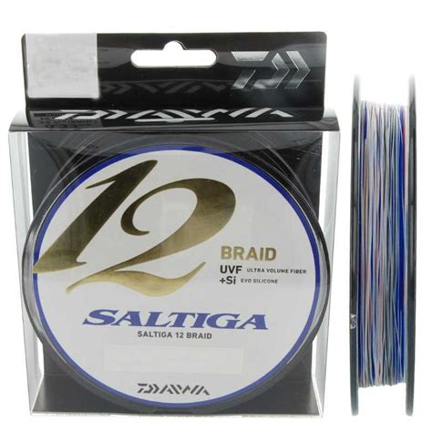 Trenzado Dynema Daiwa Saltiga 12 Braid EX 300 Mt Multicolor