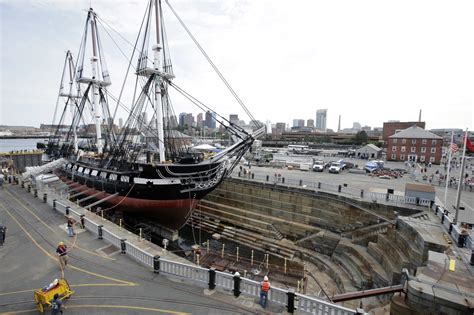 Uss Constitution Returns To Boston Harbor After Restoration Work Wbur