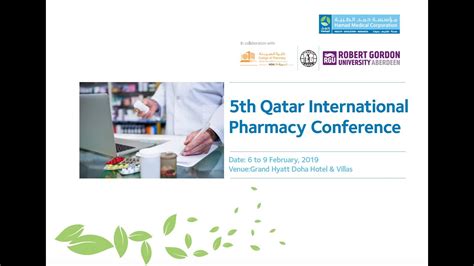 5th Qatar International Pharmacy Conference 5th Qipc Youtube