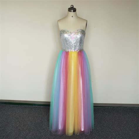 Sweetheart Tulle Crystal Colorful Homecoming Dress Vestidos De