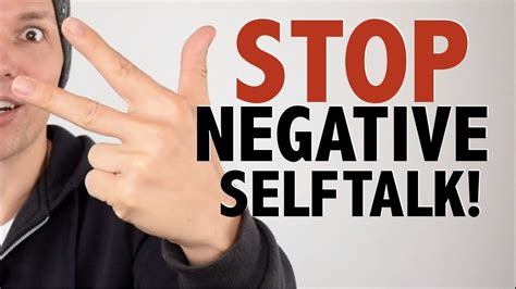 How To Stop Negative Self Talk In 3 Simple Steps Power Of Positive Thi Negative Self Talk