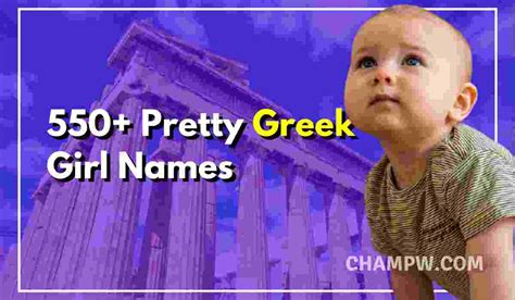 550 Pretty Greek Girl Names For Your Angel In 2024