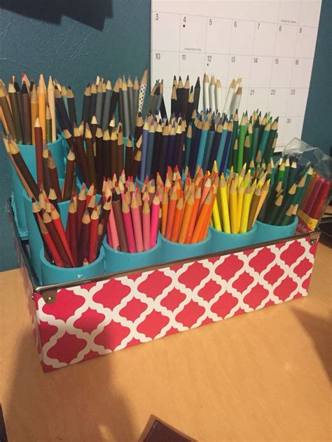 Colored Pencil Holder Colored Pencil Holder Pencil Organizer Art