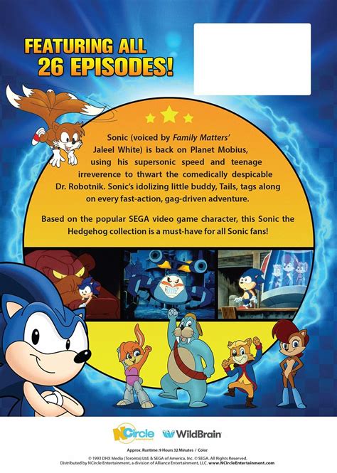 Sonic Satam Juices Back To Dvd With Complete Series Set Media Sonic