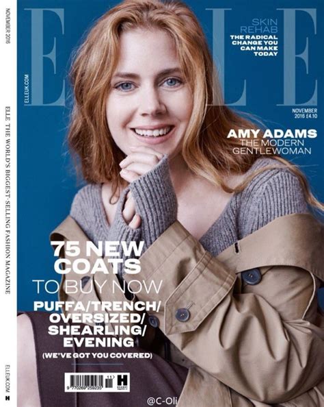 Sexy Beautiful Babes Amy Adams Elle Magazine Uk November 2016 Issue