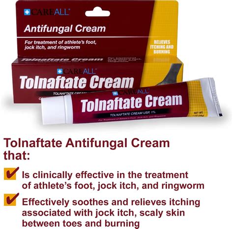 4 Pack Careall 10 Oz Antifungal Tolnaftate Cream Usp 1 Compare