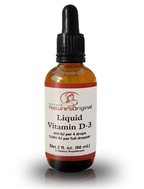 Specialist supplements for women's health. Liquid Vitamin D Drops - 2oz D3 100 IU Per Drop - 5000 IU ...
