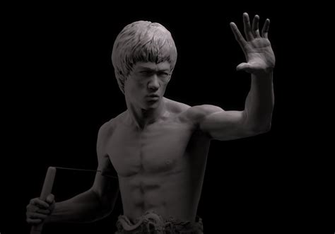 Bruce Lee 11 Life Size Bust Zbrushcentral