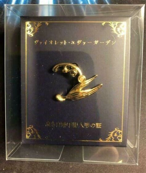 Violet Evergarden Pin Badge Kyoto Animation Official Goods Proof Brooch