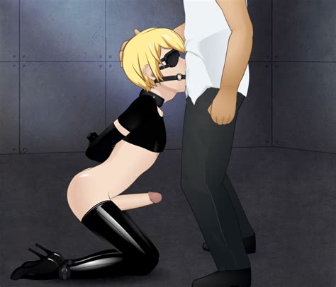 Rule Boys Ankle Cuffs Arms Behind Back Blindfold Blonde Hair Blue