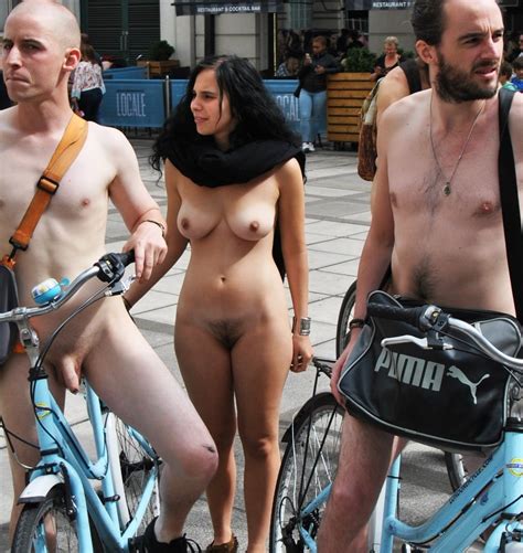 Nude Bike Ride Girl Wears Scarf Due To Cold Weather 11 Pics Xhamster