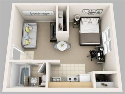 50 Smart Studio Apartment Decorating Inspirations