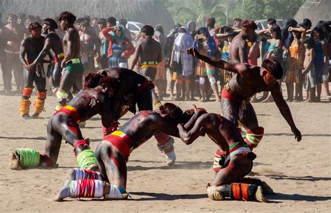 Huka Huka A Luta Corporal Do Xingu Contribui Para Manter Viva A Cultura Indígena No Mato